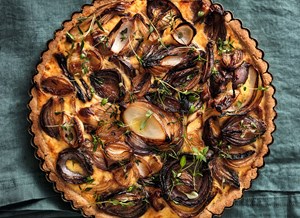 Glutenfri løgtærte
