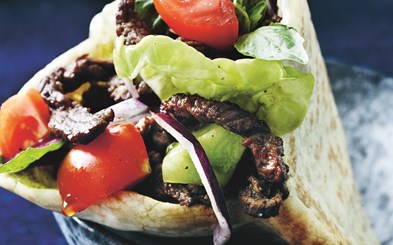 shawarma opskrift med pitabrød