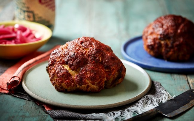 Spicy bagt blomkål til gæstemenuen