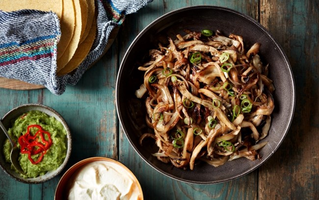 Vegetarisk carnitas til Mexicansk gæstemad