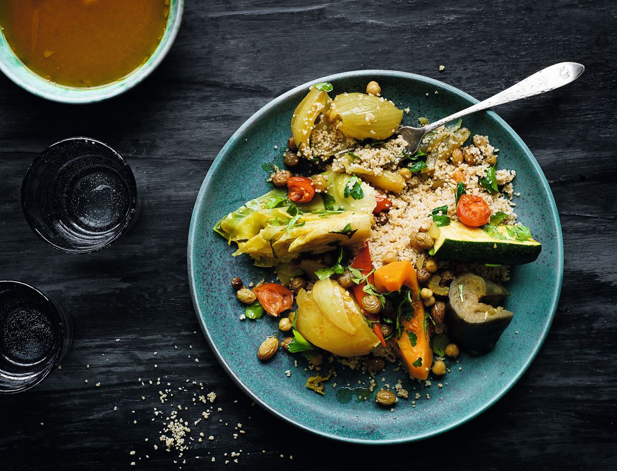 Opskrift på couscous med grøntsager