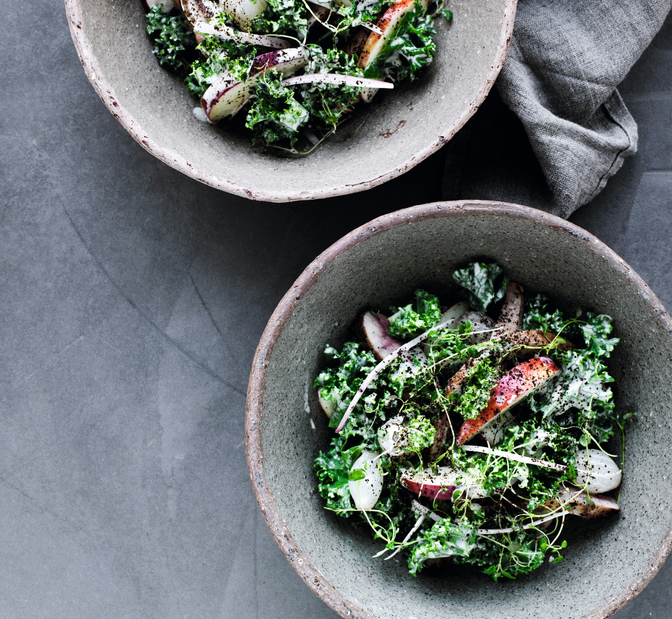 Opskrift på grønkålssalat med vildt