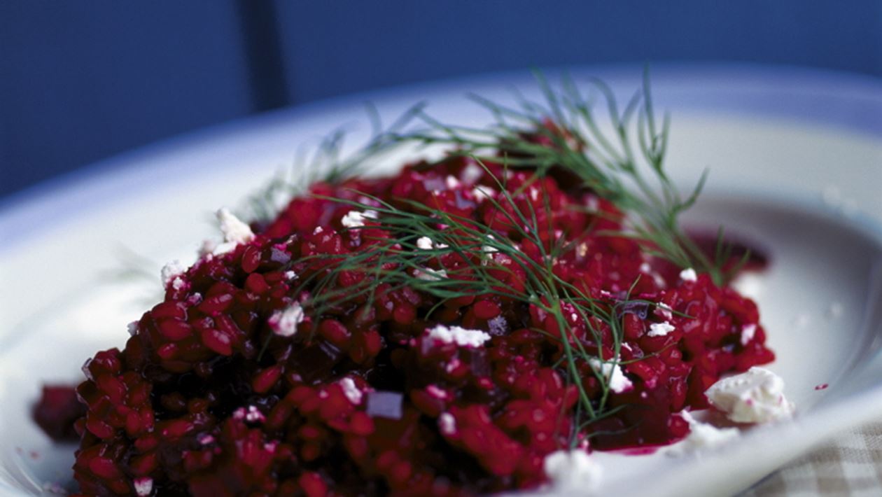 Rødbederisotto