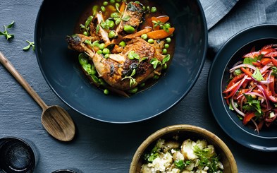 Opskrift på satja de pollo