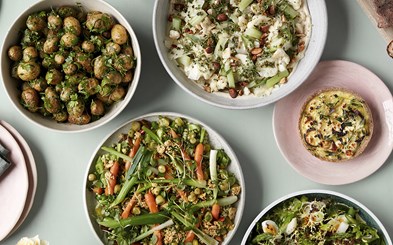 Forår grøn buffet 2020