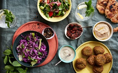 Falafel-dinner