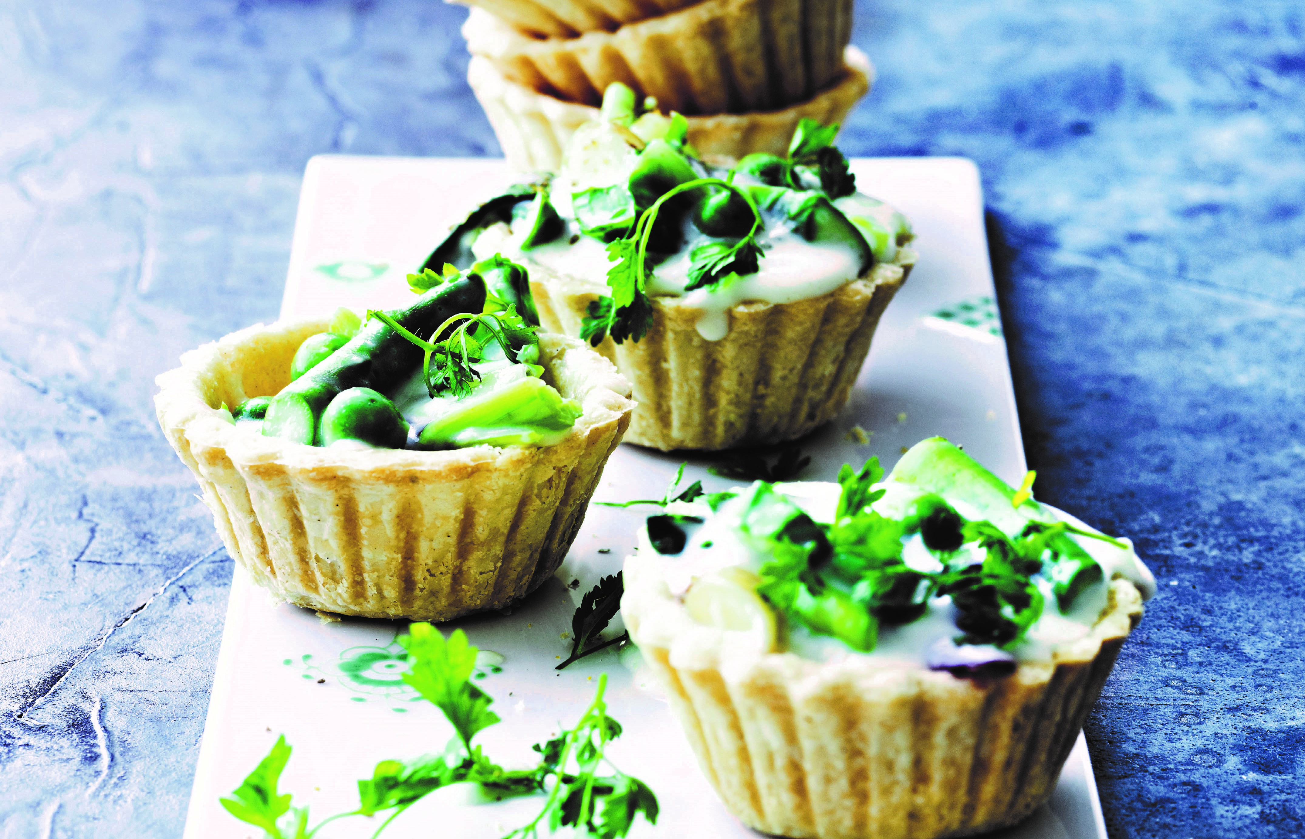 Tarteletter med grønt