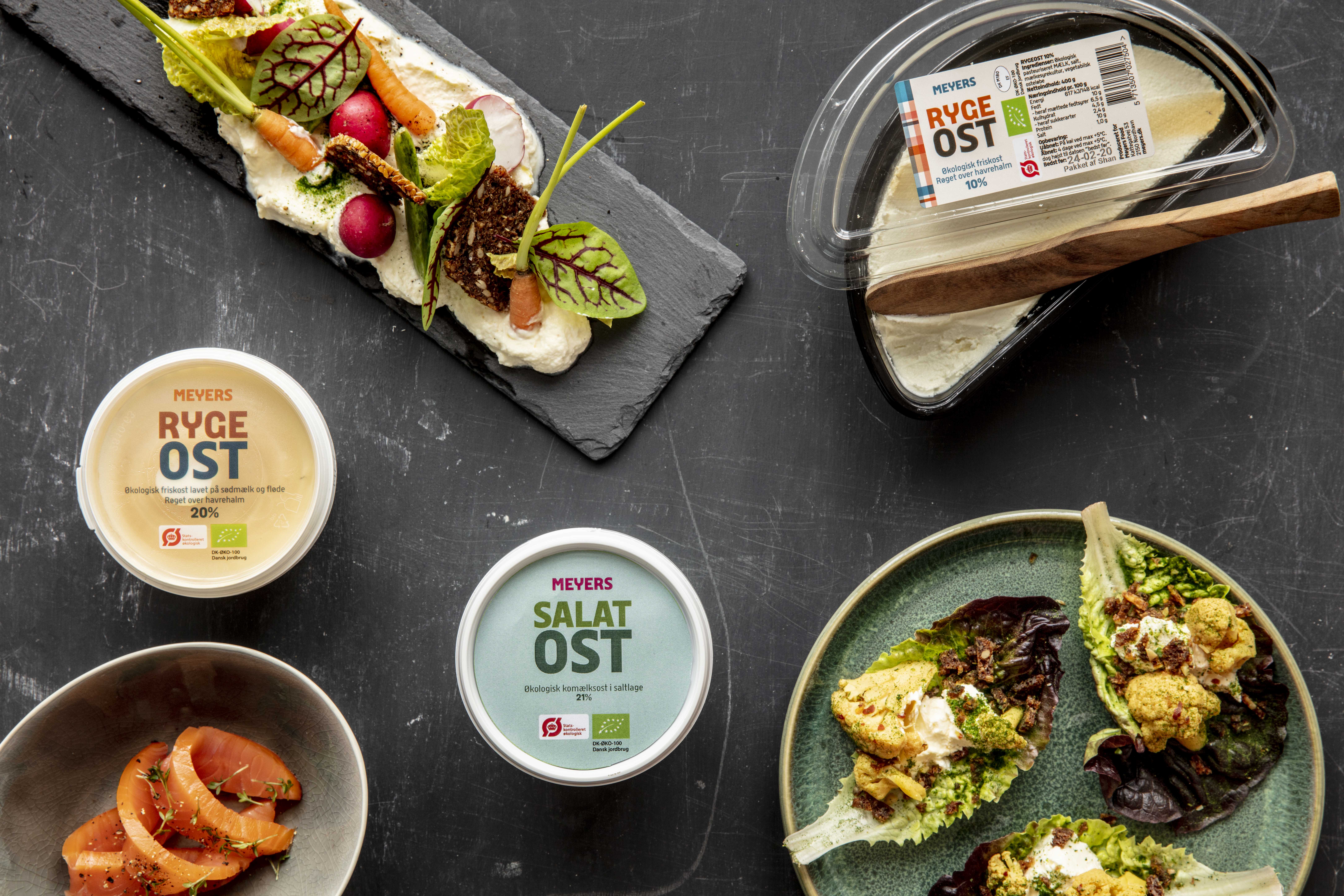 Meyers oste, salatost og rygeost