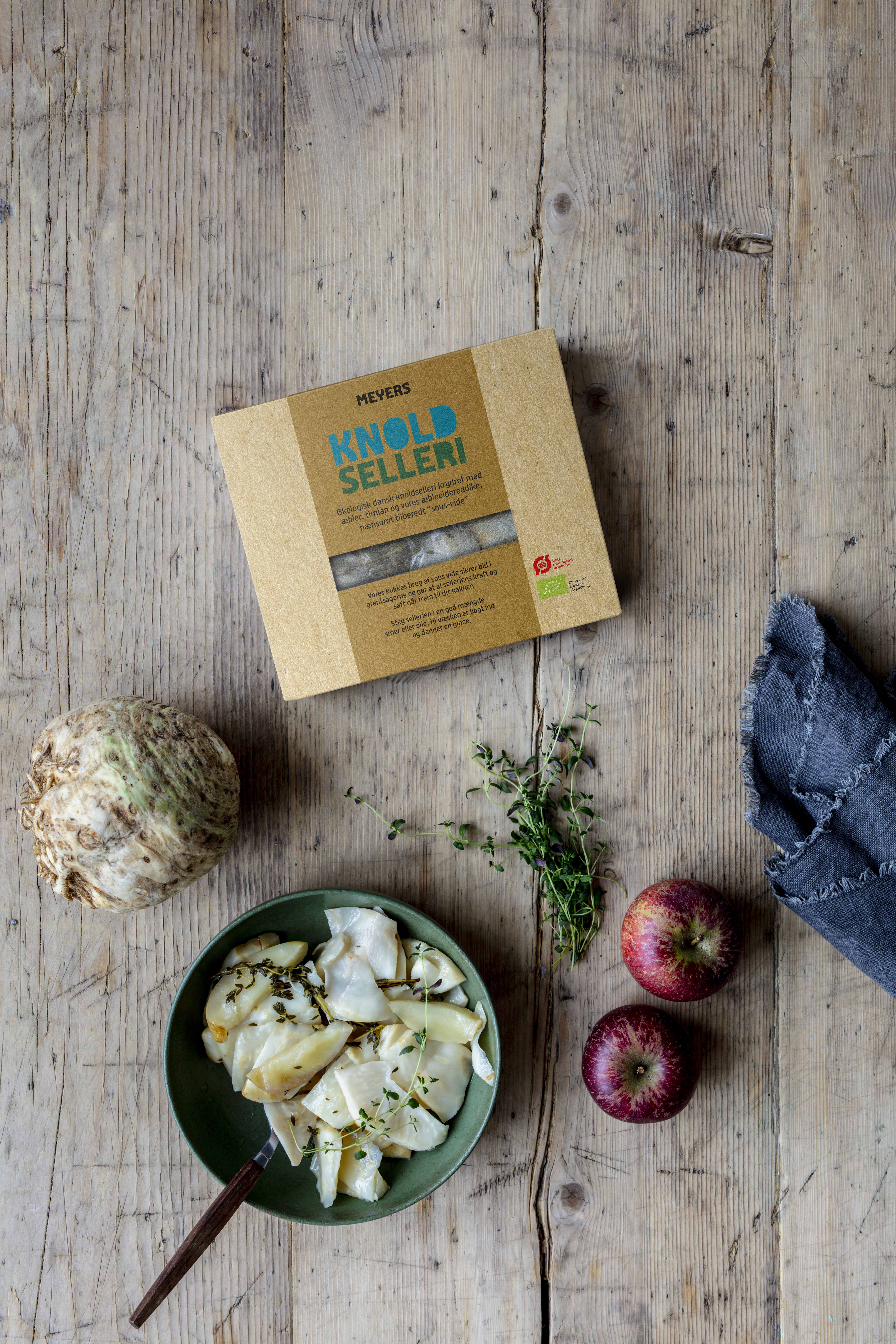 Meyers knoldselleri, grøntsager med smag