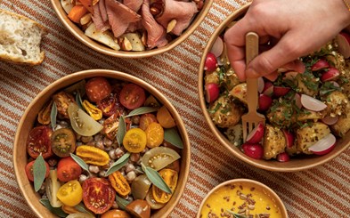 Bestil Meyers DHL stafettens picnicmenu - dansk økologiske okse, danske tomater, nye kartofler