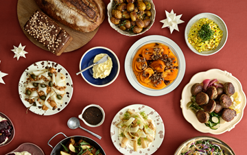 Vegetarisk julefrokost fra Meyers