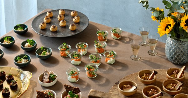 Meyers receptionsmenu